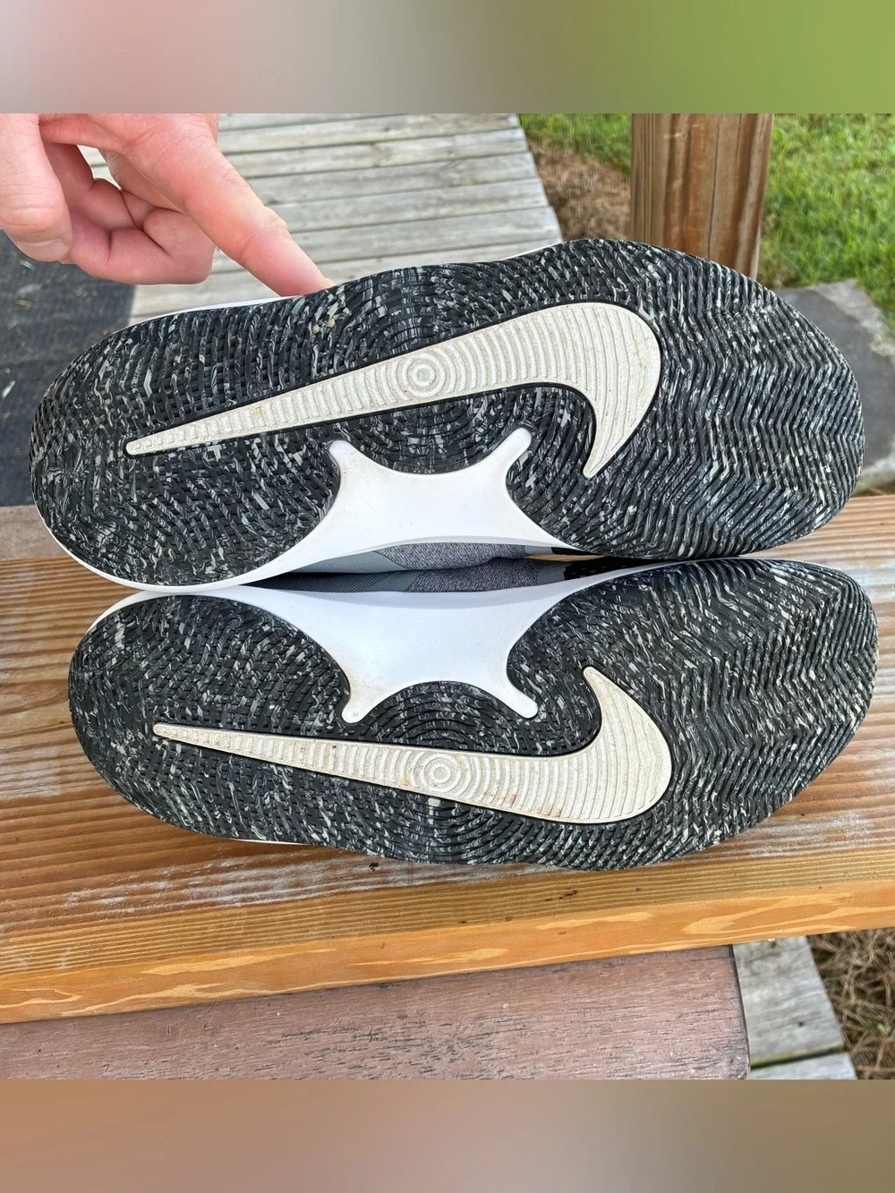 Nike Men's Gray and Black basketball Shoes